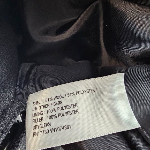 Merona Military Style Wool Blend Jacket - Picture 7 of 7